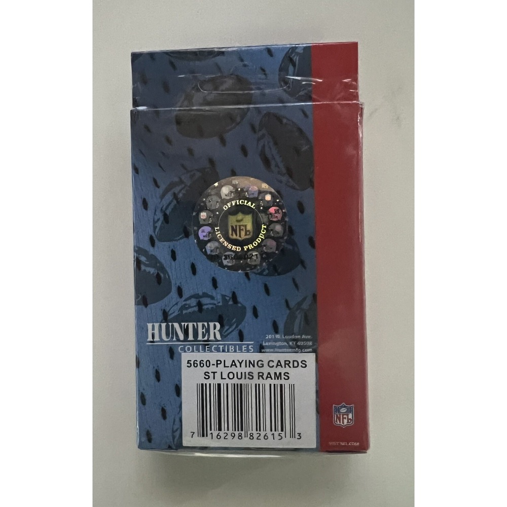 St. Louis Rams NFL Playing Cards Unopened - Picture 2 of 2